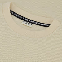 Devereux Golf Jumper - Waffle Crew - Bone FA26
