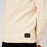 Devereux Golf Jumper - Waffle Crew - Bone FA26