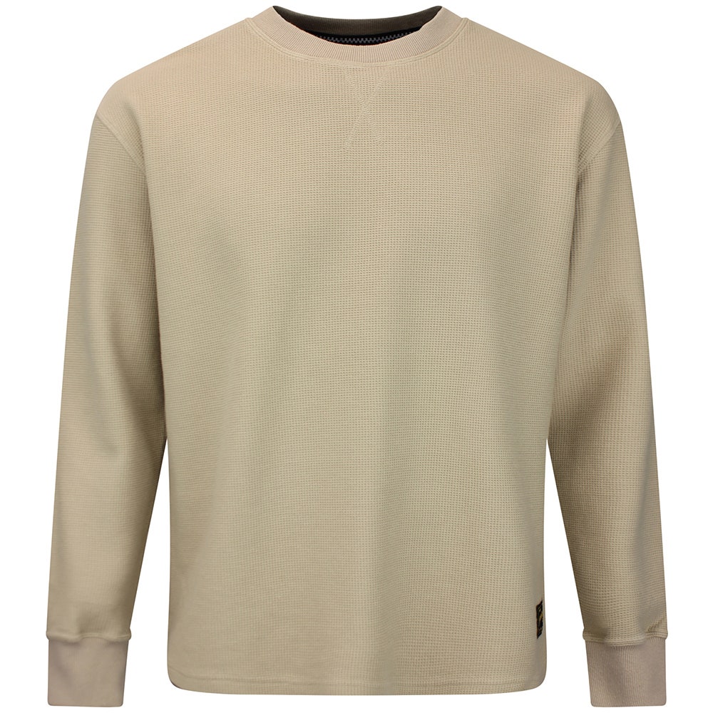 Devereux Golf Jumper - Waffle Crew - Mineral FA26