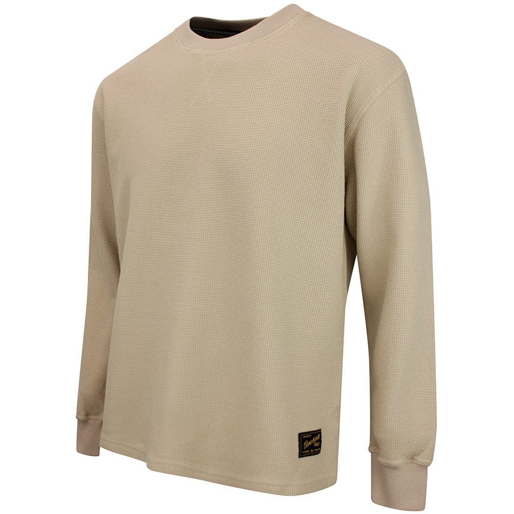 Devereux Golf Jumper - Waffle Crew - Mineral FA26