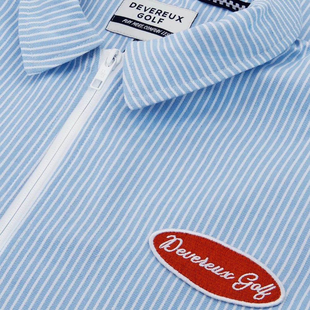Devereux Golf Pullover - Mechanic SS Relaxed - Marine SU26