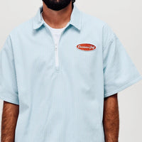 Devereux Golf Pullover - Mechanic SS Relaxed - Marine SU26