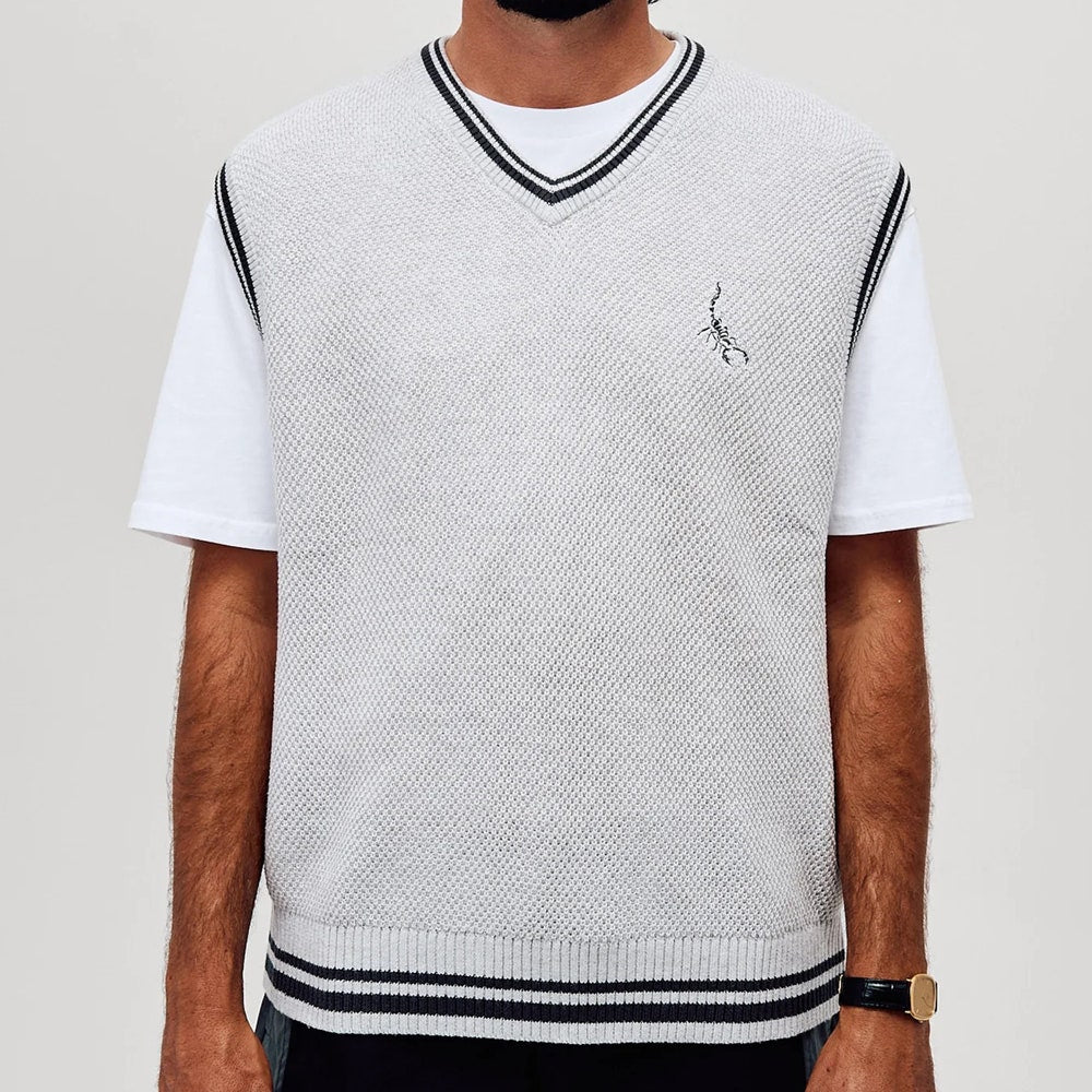 Devereux Golf Pullover - Scorpion Sweater Vest - Mineral SU26