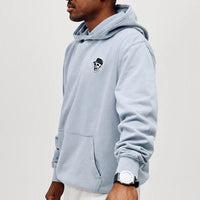Devereux Golf Pullover - Skull Caddie Washed Hoodie - Marine SU26