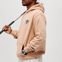 Devereux Golf Pullover - Skull Caddie Washed Hoodie - Tobacco SU26