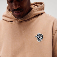 Devereux Golf Pullover - Skull Caddie Washed Hoodie - Tobacco SU26
