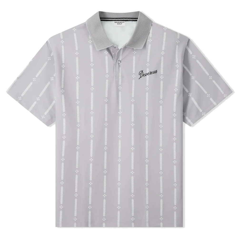 Devereux Golf Shirt - Cafe Polo - Grey SU26