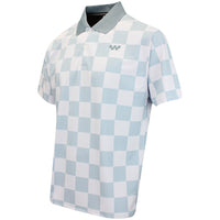 Devereux Golf Shirt - Checkmate Polo - Blue SU25