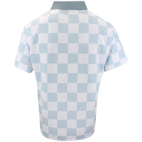 Devereux Golf Shirt - Checkmate Polo - Blue SU25