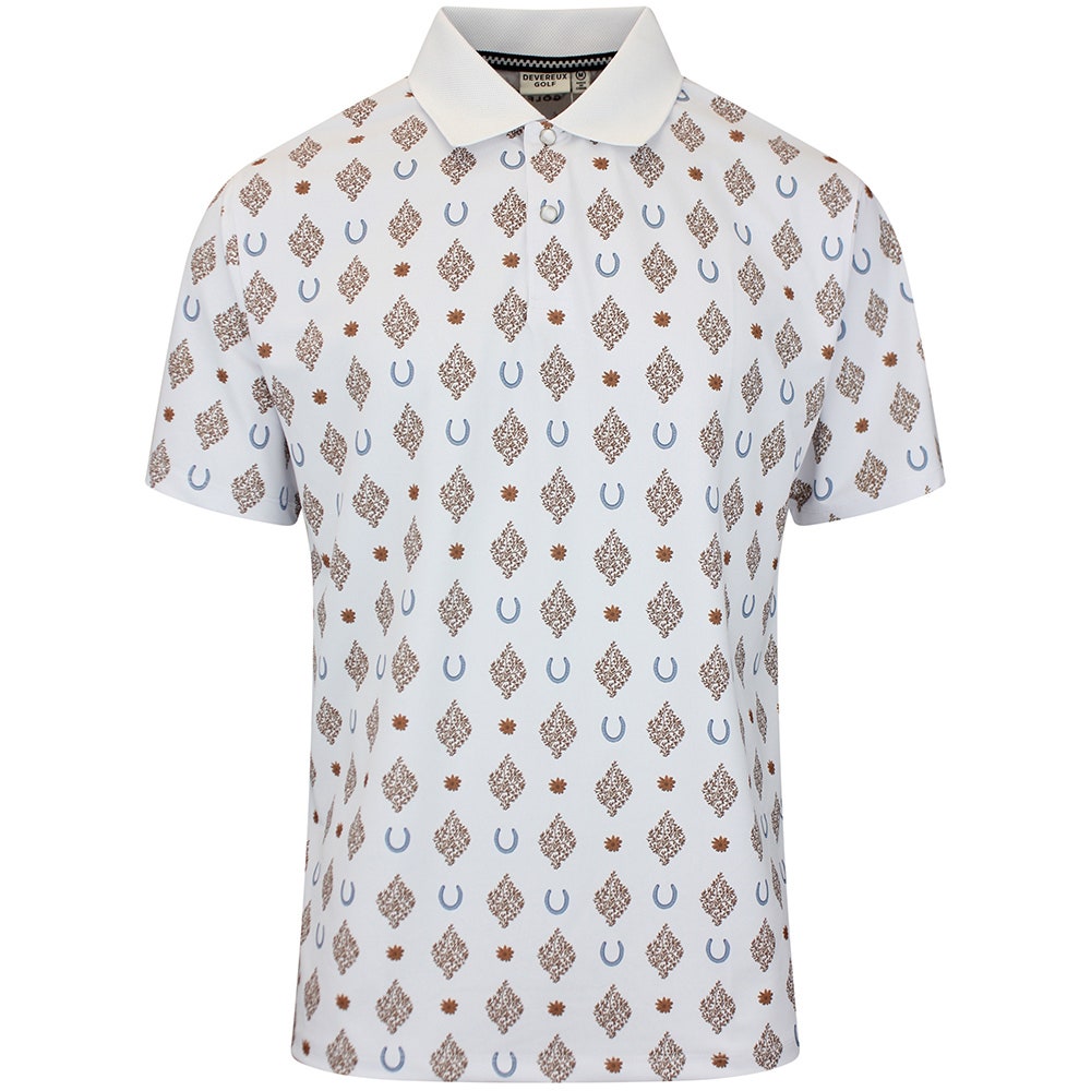 Devereux Golf Shirt - Duke Polo - White FA26