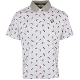 Devereux Golf Shirt - El Bruno Polo - White - Multi SS26