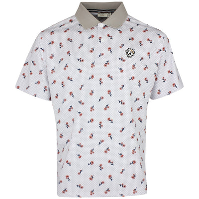 Devereux Golf Shirt - El Bruno Polo - White - Multi SS26