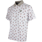 Devereux Golf Shirt - El Bruno Polo - White - Multi SS26
