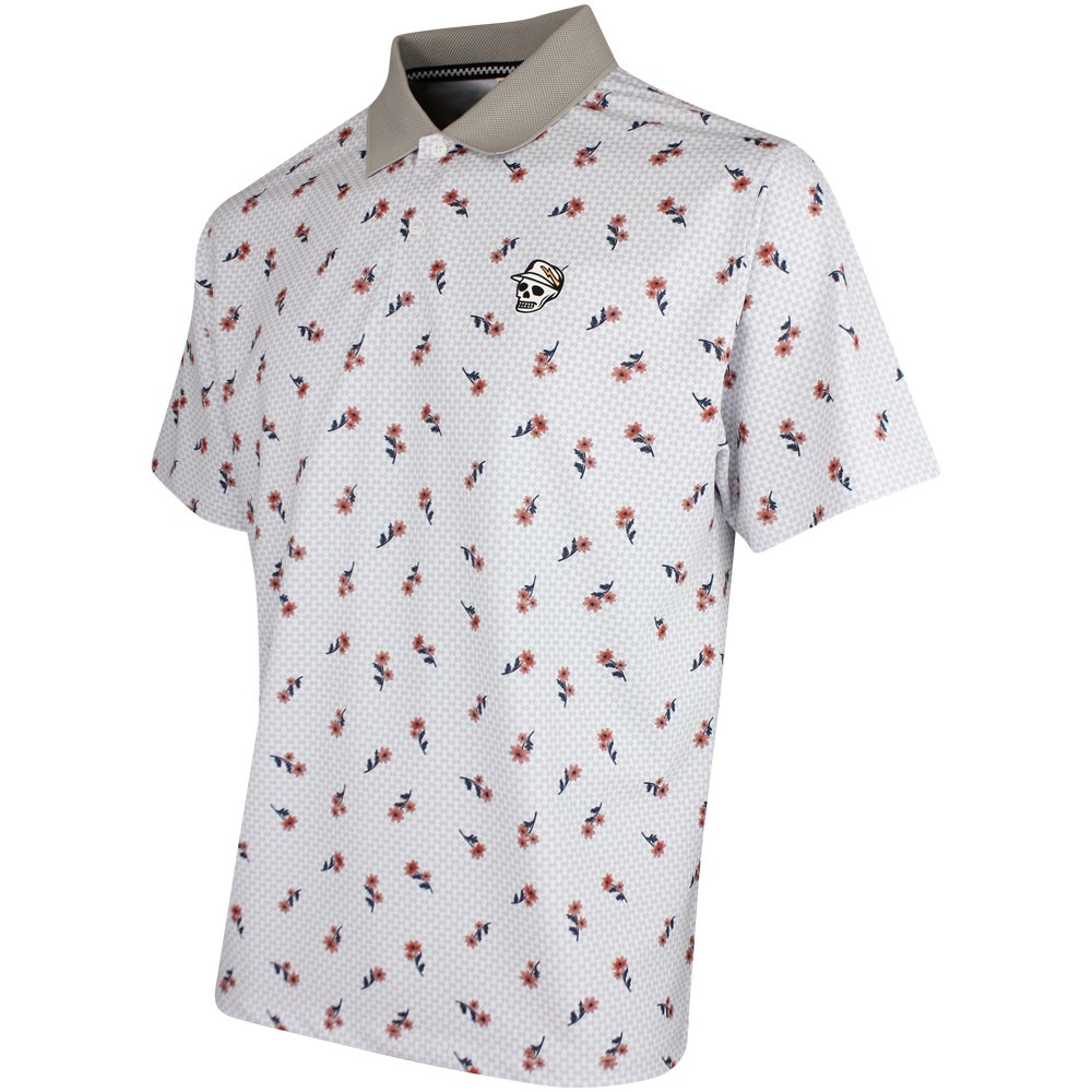 Devereux Golf Shirt - El Bruno Polo - White - Multi SS26