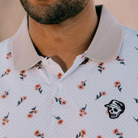 Devereux Golf Shirt - El Bruno Polo - White - Multi SS26