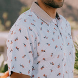 Devereux Golf Shirt - El Bruno Polo - White - Multi SS26