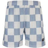 Devereux Golf Shorts - Checkerboard Mesh 5.5" - White - Marine SU26