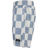 Devereux Golf Shorts - Checkerboard Mesh 5.5" - White - Marine SU26
