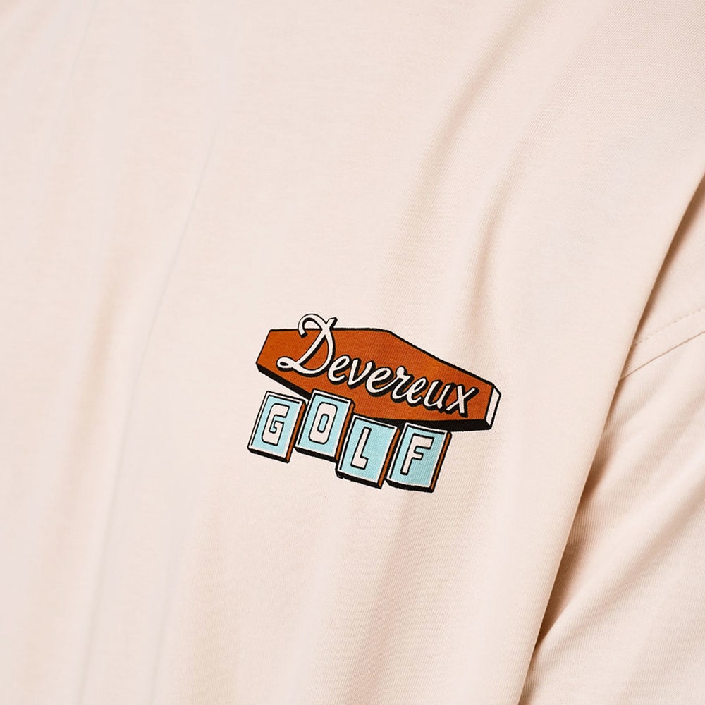 Devereux Golf T-Shirt - Devereux Golf Inn Tee - Sand FA26