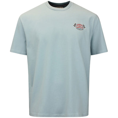 Devereux Golf T-Shirt - Keep the Pace - Powder FA26