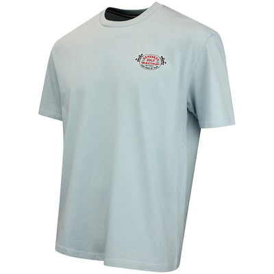 Devereux Golf T-Shirt - Keep the Pace - Powder FA26