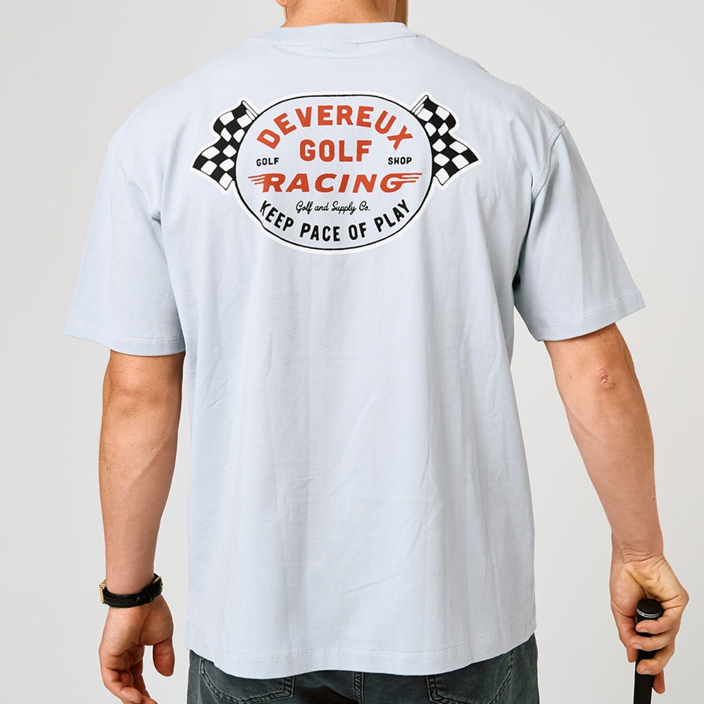 Devereux Golf T-Shirt - Keep the Pace - Powder FA26