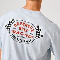 Devereux Golf T-Shirt - Keep the Pace - Powder FA26