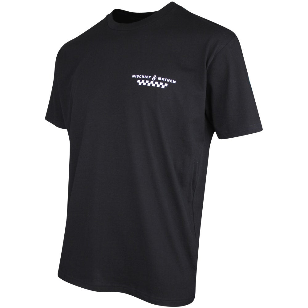 Devereux Golf T-Shirt - Snake Bite Tee - Black SS26