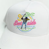 Eastside Golf Cap - Paradise 5 Panel Snapback - Bright White SU25