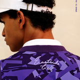 Eastside Golf Gilet - Nylon Wind Vest - Violet Stone Shatter SS25