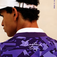 Eastside Golf Gilet - Nylon Wind Vest - Violet Stone Shatter SS25