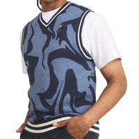 Eastside Golf Jumper - Knitted Sweater Vest - Midnight Navy LCD AW24