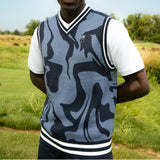 Eastside Golf Jumper - Knitted Sweater Vest - Midnight Navy LCD AW24
