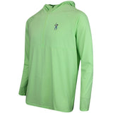 Eastside Golf Pullover - Lightweight UV Hoodie - Paradise Green SU25