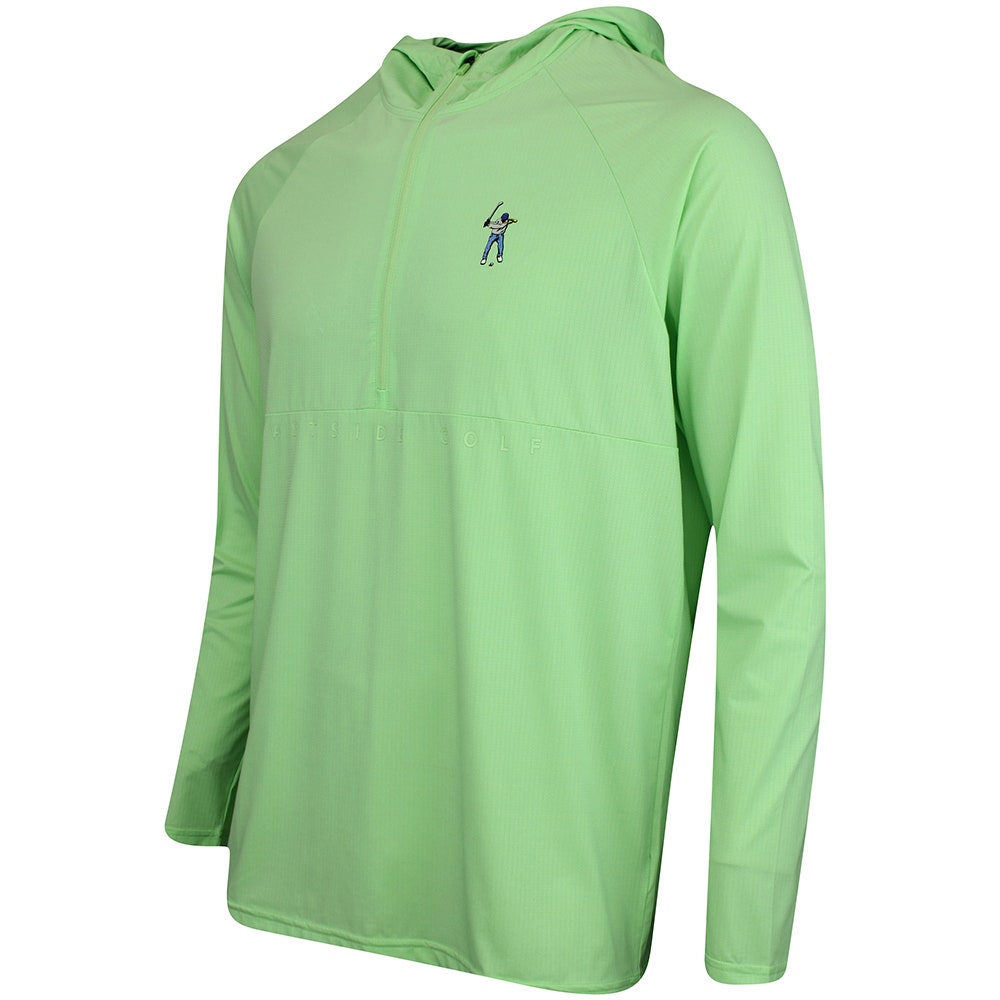 Eastside Golf Pullover - Lightweight UV Hoodie - Paradise Green SU25