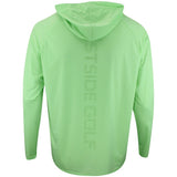 Eastside Golf Pullover - Lightweight UV Hoodie - Paradise Green SU25