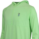 Eastside Golf Pullover - Lightweight UV Hoodie - Paradise Green SU25