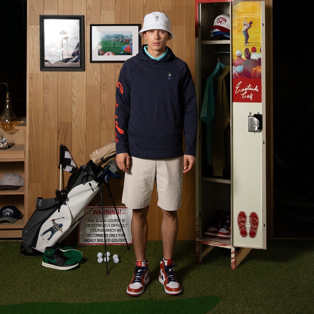Eastside Golf Pullover - Premium Midweight Hoodie - Midnight Navy SS25