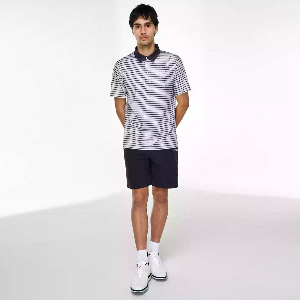 Eastside Golf Shirt - BA Stripe Signature Polo - Midnight Navy SU25