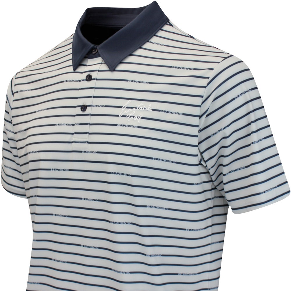 Eastside Golf Shirt - BA Stripe Signature Polo - Midnight Navy SU25