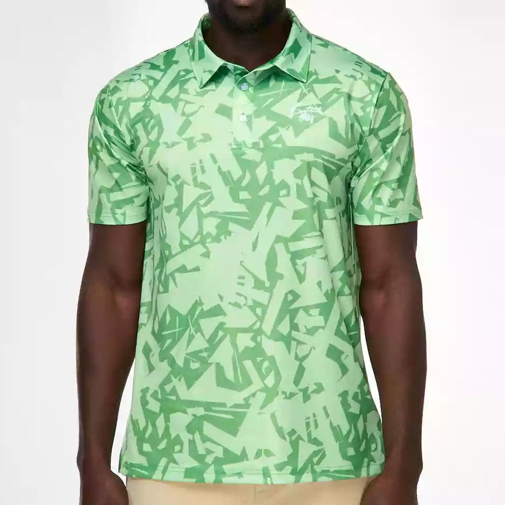 Eastside Golf Shirt - Signature Polo - Shatter Paradise Green SU25
