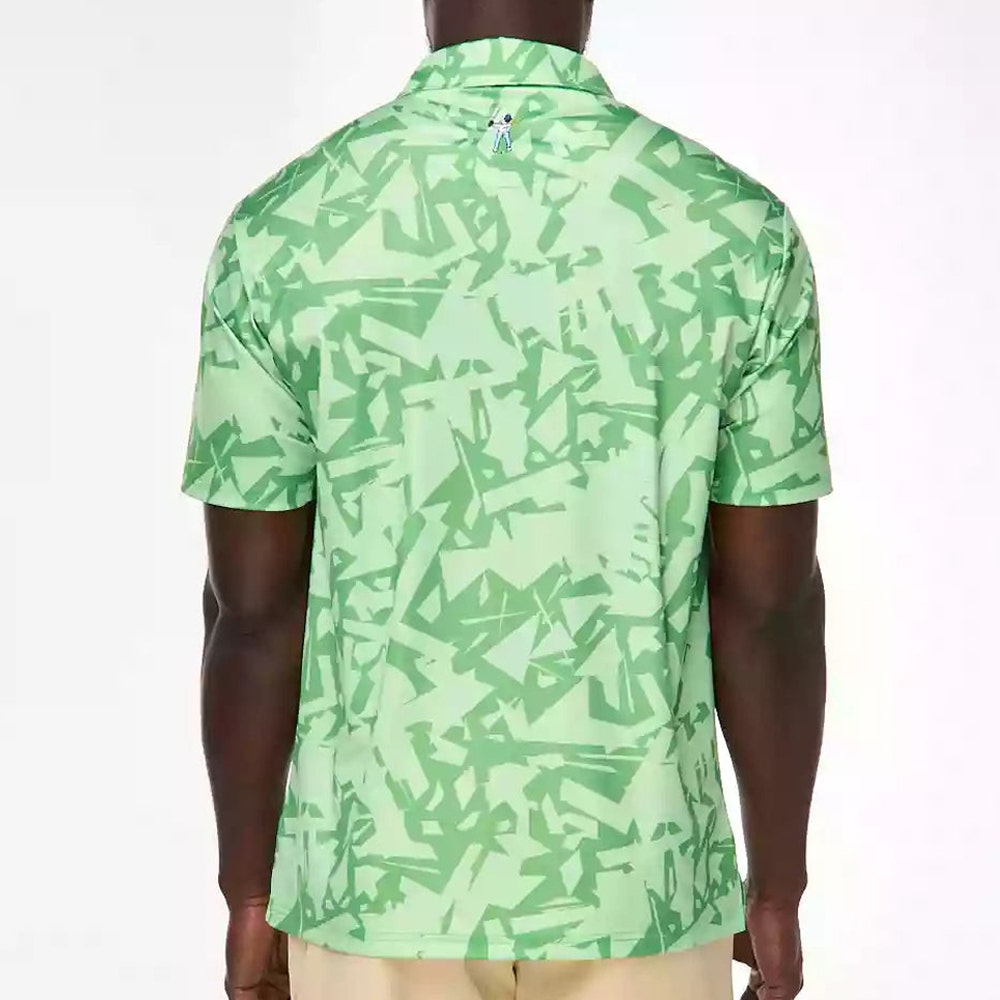 Eastside Golf Shirt - Signature Polo - Shatter Paradise Green SU25