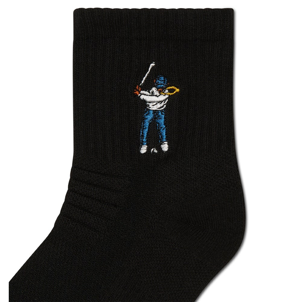 Eastside Golf Socks - Ankle Height Logo - Black 2025