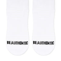 Eastside Golf Socks - Dual Stripe Crew - White SU25