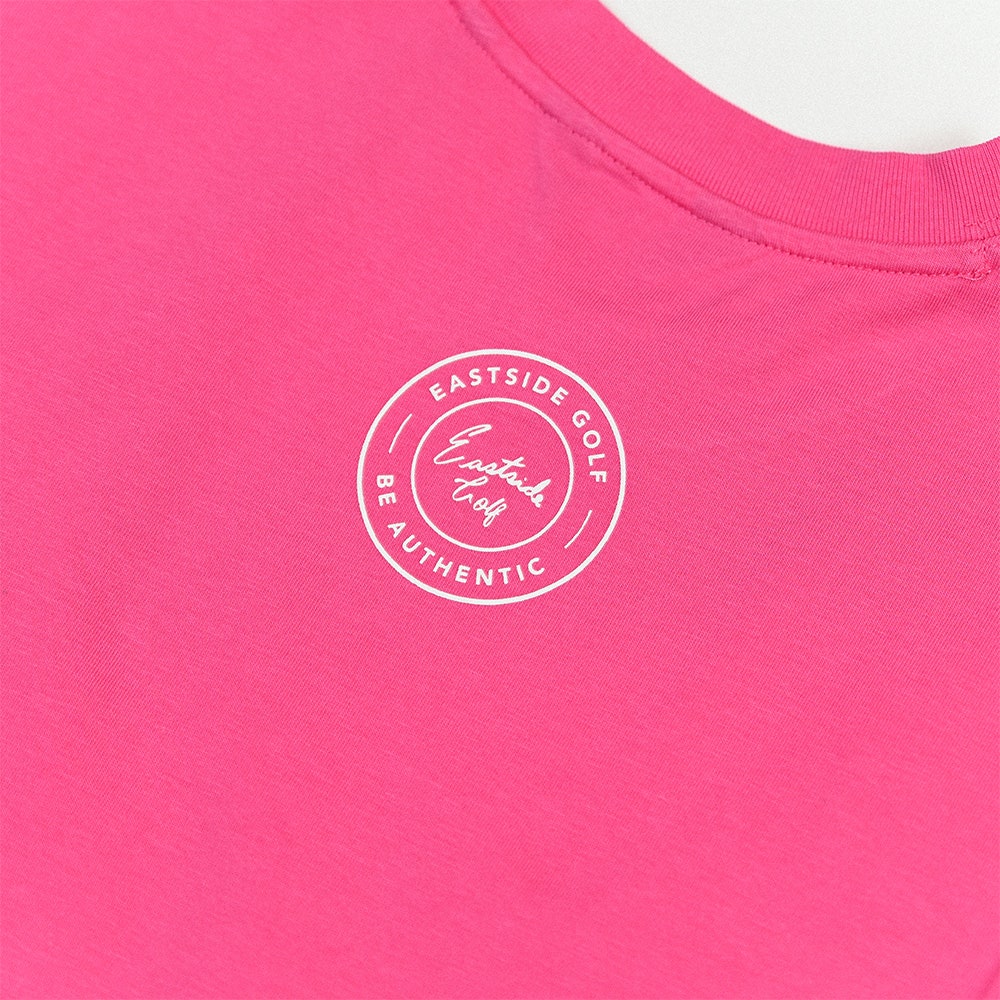 Eastside Golf T-Shirt - ESG Logo Tee - Pink Cosmos SU25