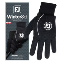 FootJoy Golf Gloves - WinterSof Pair - Black 2026