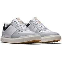 FootJoy Golf Shoes - Contour Casual - White - Grey 2025