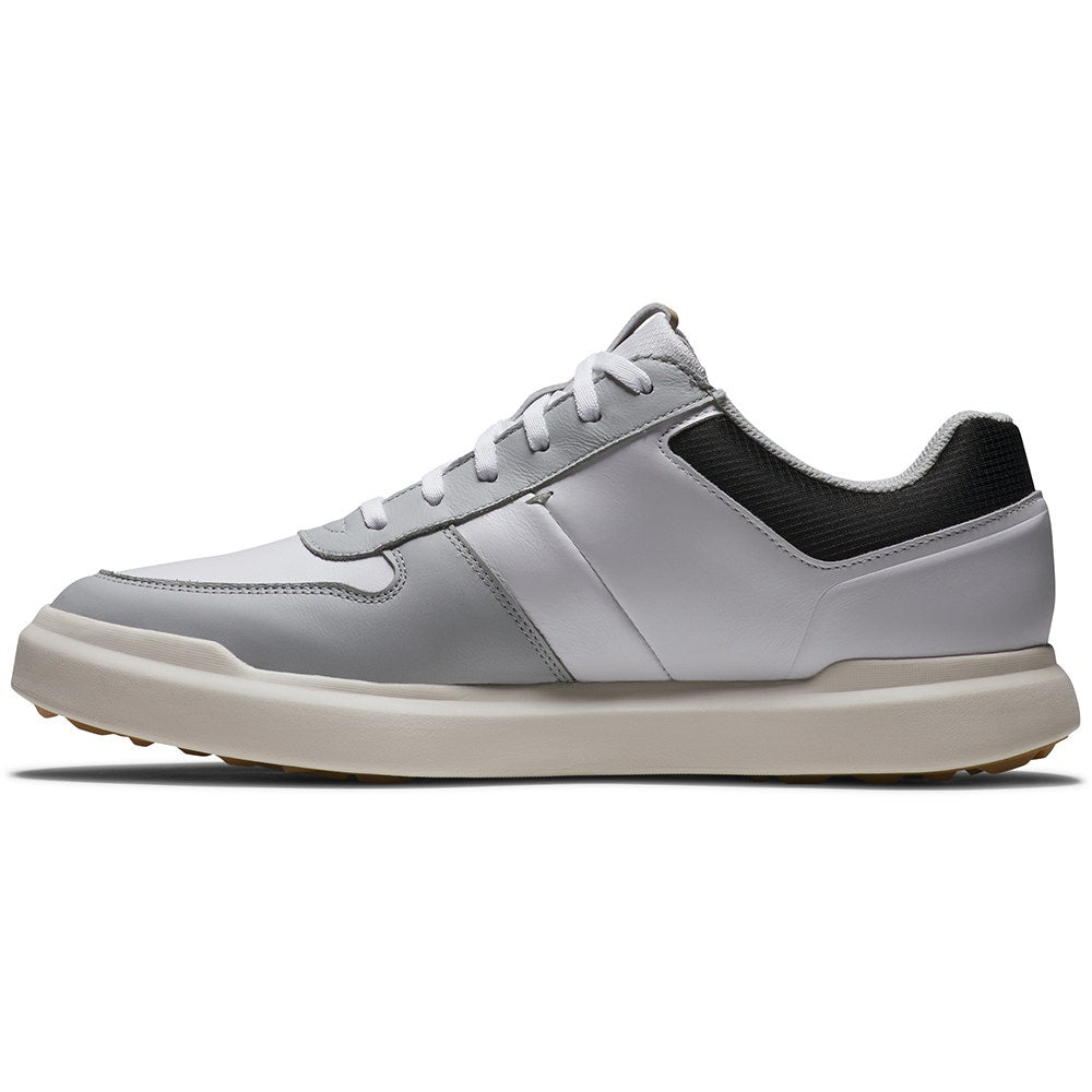 FootJoy Golf Shoes - Contour Casual - White - Grey 2025