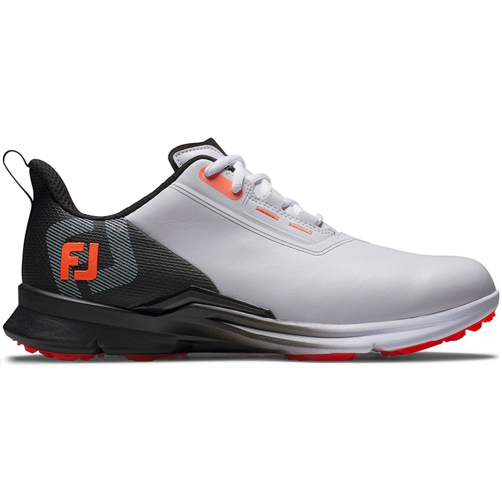 FootJoy Golf Shoes - FJ Fuel - White - Black - Coral 2025