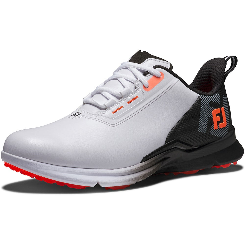 FootJoy Golf Shoes - FJ Fuel - White - Black - Coral 2025
